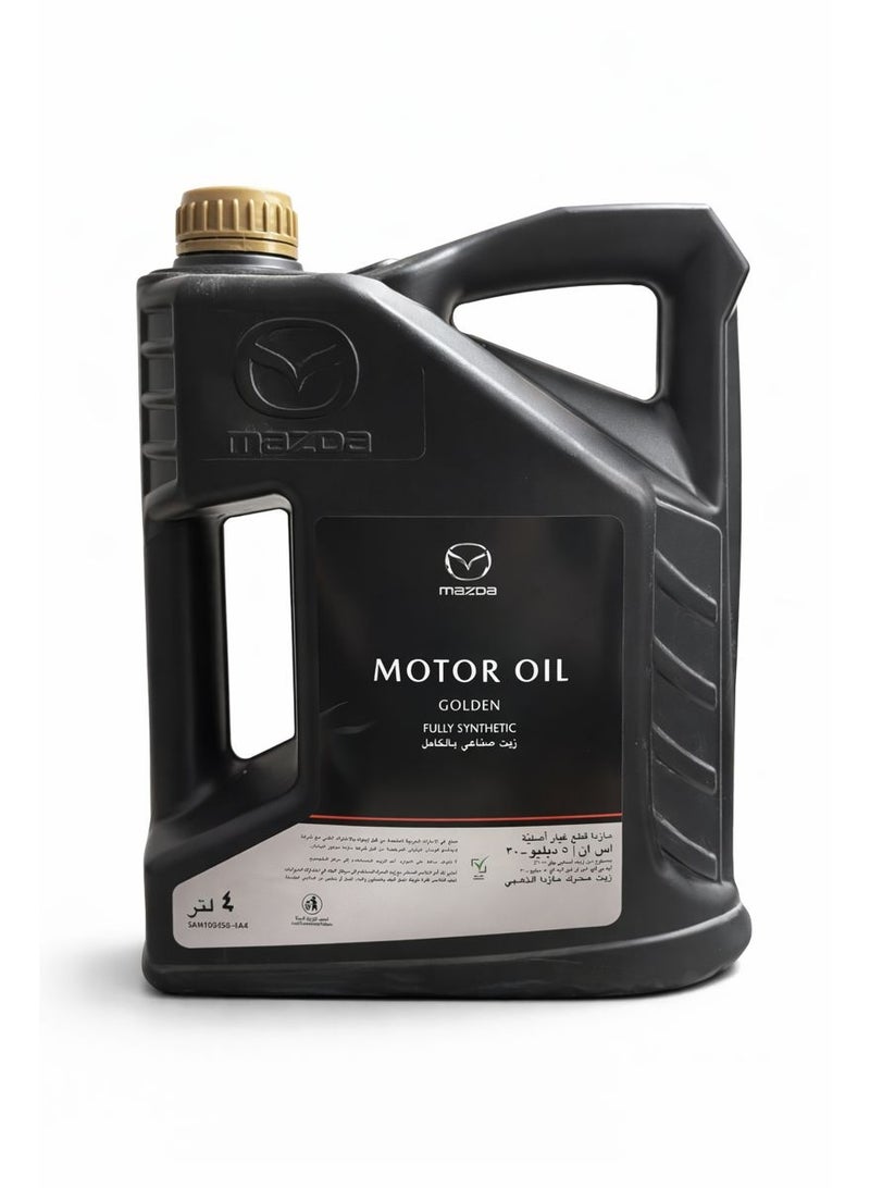 مازدا باكج صيانة مازدا: زيت محرك جولدن SN 5W-30 + سائل تبريد FL22 طويل العمر (4 لتر + 4 لتر) - Image 2